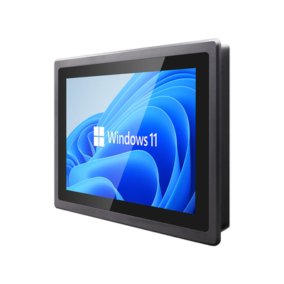 Βιομηχανικό PC 6 λιμένας 15 ίντσα Displayer επιτροπής αφής Fanless COM