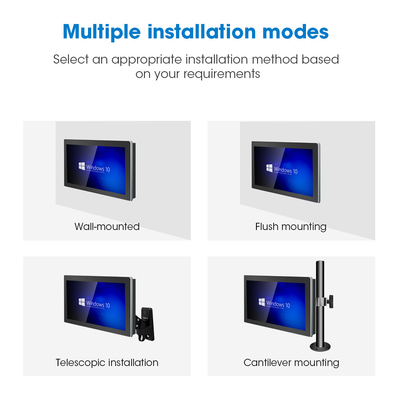 Φως Win 10/11/Linux Touch Panel PC με πλούσια αποθήκευση και καθαρή ανάλυση