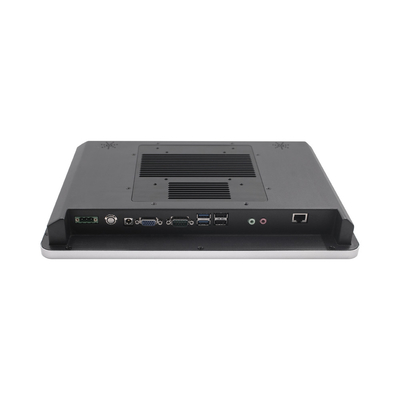 350 Nits VGA/COM/USB/RJ45/Audio JACK Βιομηχανικός υπολογιστής αφής με αποθήκευση SSD