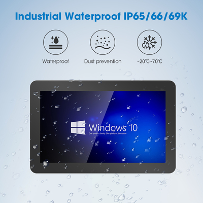 256G SSD 8GB Μνήμη 350 Nits Industrial Touch Screen Panel Πικ με VGA COM USB RJ45 Audio JACK