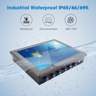 IP67 Αδιάβροχο βιομηχανικό πάνελ PC 1280 X 1020 Ανάλυση Windows Intel J6413 350cd/m2 φωτεινότητα