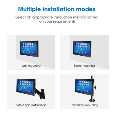 15.6 ίντσες ανθεκτικός Android Touch Panel PC με IP65 Front Bezel και 2G / 4G / 8G DDR3 μνήμη