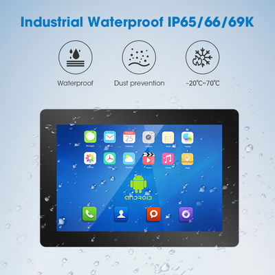 15.6 ίντσες ανθεκτικός Android Touch Panel PC με IP65 Front Bezel και 2G / 4G / 8G DDR3 μνήμη
