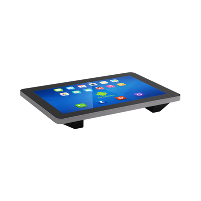Μαύρο ανθεκτικό Android Touchscreen Panel PC Font Panel Mount με αποθήκευση RS232 και 8G/16G/32 EMMC