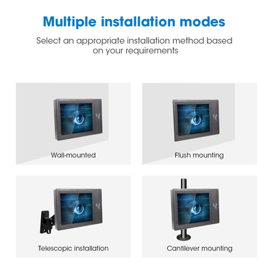 Ανθεκτικός 15 ιντσών Android Panel PC w/ VESA Mount 1 X 100M LAN IP65 Πιστοποίηση Ethernet
