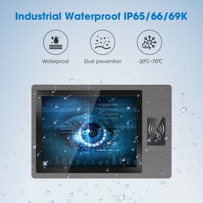 15 ιντσών ευρείας τάσης Android Touch Panel PC με πιστοποίηση IP65 και ανθεκτικό μηχανικό σχεδιασμό