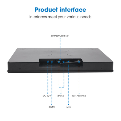 Ανθεκτικός 15 ιντσών Android Panel PC w/ VESA Mount 1 X 100M LAN IP65 Πιστοποίηση Ethernet