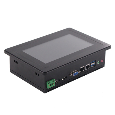 7 ιντσών ενσωματωμένο πίνακα αφής PC με 32G SSD USB RJ45 COM VGA HD MI DC12V διεπαφή