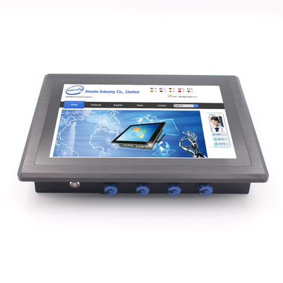 IP65 Ανερόπλεκτο Πίνακα PC 12V DC Δίπλωμα ρεύματος 350cd/m2 φωτεινότητα για σκληρά περιβάλλοντα