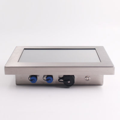 10 ανθεκτική LCD οθόνη αφής ίντσας 18W 1000nits 1.5mm χάλυβας