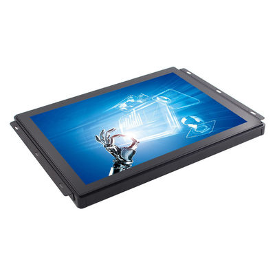 Πλαστικό Bezel 250nits DVI χωρητικό όργανο ελέγχου επιτροπής αφής 15 ίντσα