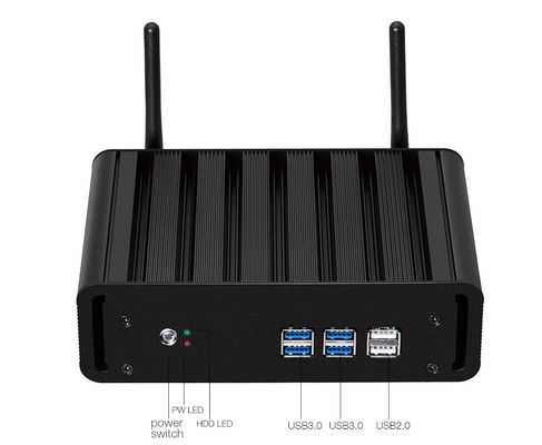 2.7Ghz ΜΊΝΙ VGA HDMI 128G SSD PC I7 7500U τύπων Γ HTPC Linux ITX