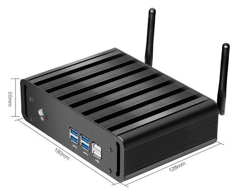 2.7Ghz ΜΊΝΙ VGA HDMI 128G SSD PC I7 7500U τύπων Γ HTPC Linux ITX