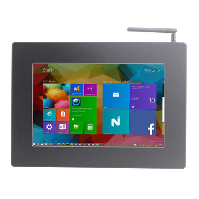 10» PC μπροστινό IP65 υπαίθριο AIO HMI επιτροπής αφής Linux για το περίπτερο
