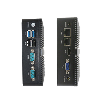 Διπλό κράμα αργιλίου υπολογιστών RS232 ITX NUC ΜΊΝΙ με το VGA HDMI