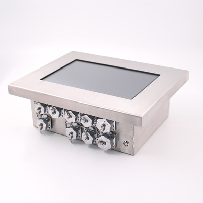 SS304 υπαίθρια επίδειξη WIFI RJ45 LCD 10,1 ίντσα για RFID NFC