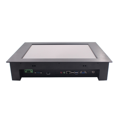 Τραχύ βιομηχανικό PC 300cd/m2 μπροστινό IP65 Intel I5 ΚΜΕ 9-36V VESA VGA HDMI