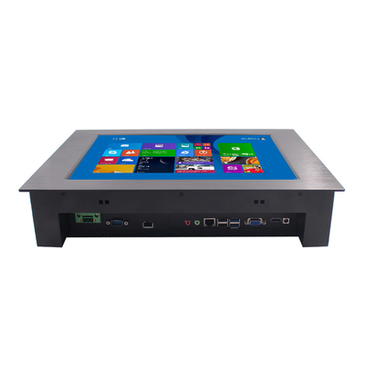 10 Msec ενσωμάτωσε Bezel 24V 300cd/M2 αργιλίου PC επιτροπής αφής