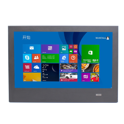 Το PC VESA επιτροπής Fanless περιφράξεων μετάλλων ενσωμάτωσε 15,6 ίντσα με τον αναγνώστη γραμμωτών κωδίκων