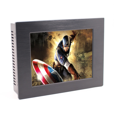 24VDC τραχύ όργανο ελέγχου IP65 18W 350nits Vesa οθόνης αφής που ενσωματώνεται