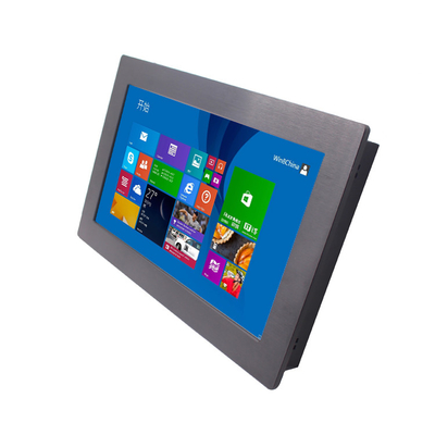 36V VESA τοποθετούν το PC 1920x1080 15,6 ίντσα πλήρες IP65 επιτροπής αφής αδιάβροχη